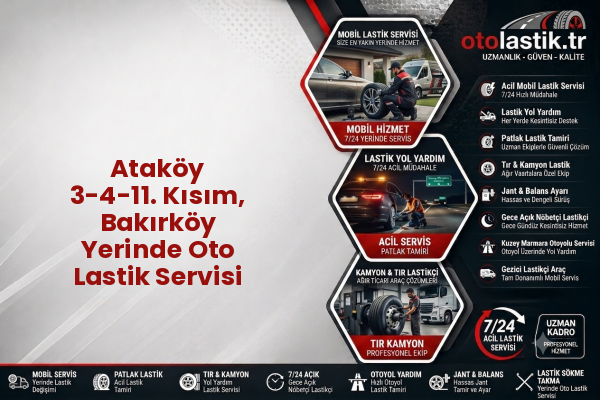 Ataköy 3-4-11. Kısım, Bakırköy Yerinde Oto Lastik Servisi