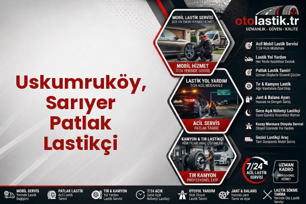 Uskumruköy, Sarıyer Patlak Lastikçi